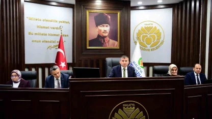 Malatya’da nisan ayı meclis toplantısı yapıldı