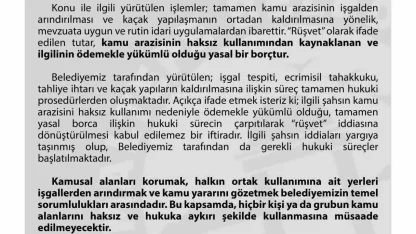 Maltepe Belediyesinden arsa iddialarıyla ilgili açıklama