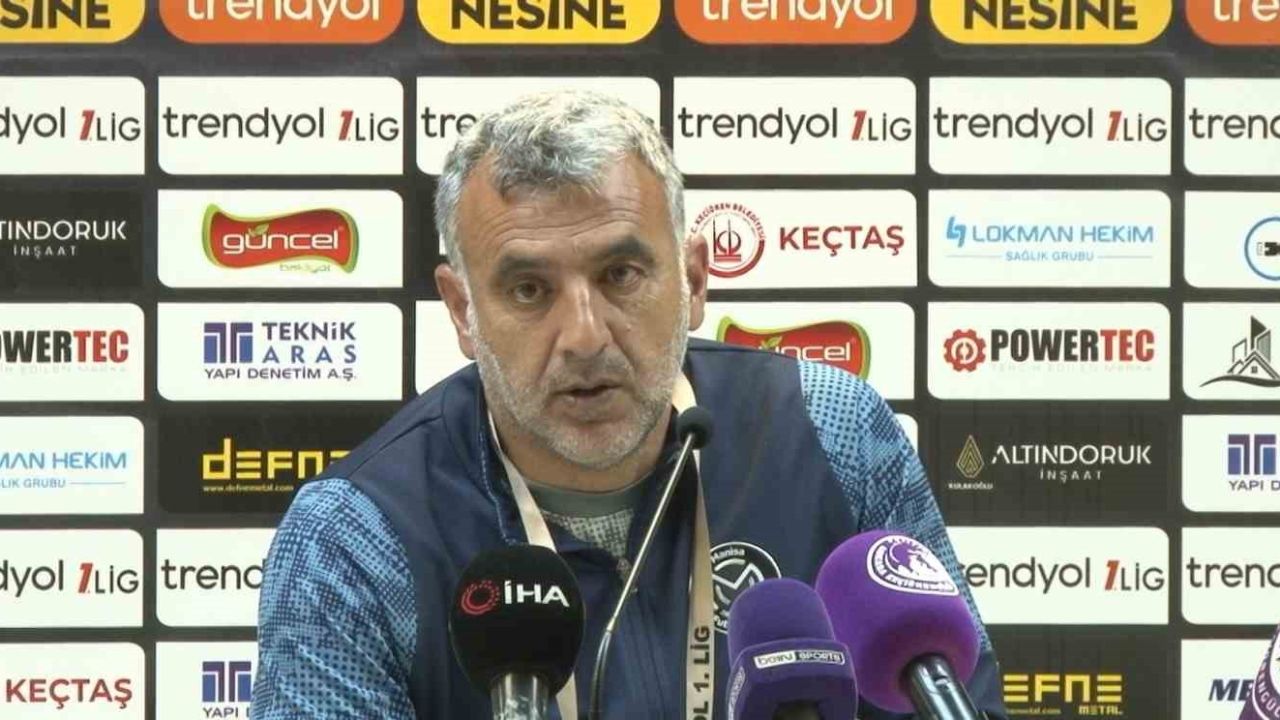 Manisa FK Teknik Sorumlusu Çakmak: "Hakemler için bir şey söylemeye gerek yok"