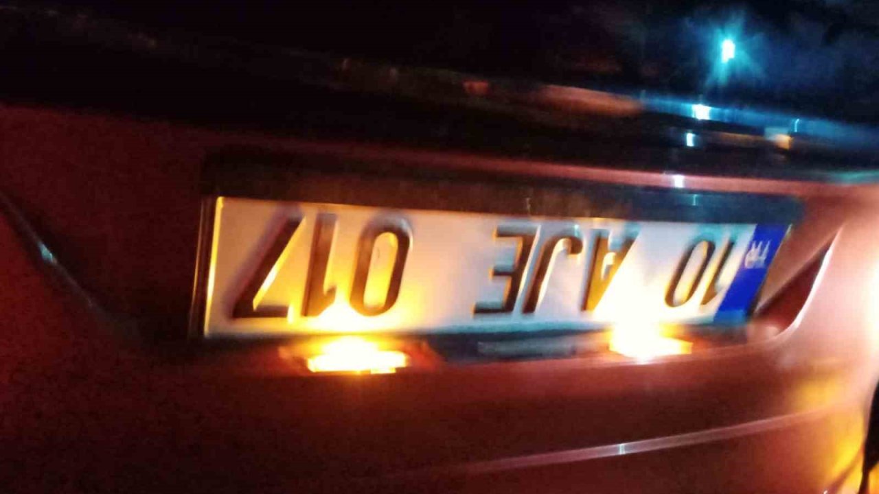 Manyas’ta tek taraflı trafik kazası