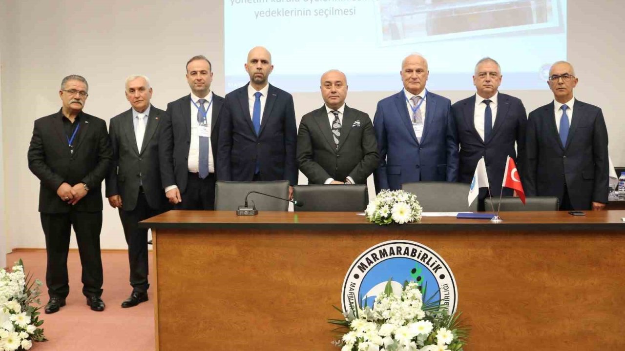 Marmarabirlik’te yeni dönem: Ali Yıldız ve ekibi 4 yıllığına göreve seçildi
