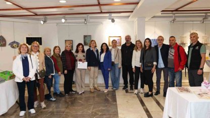 Marmaris’te el emeği eserler görücüye çıktı