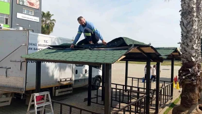 Mersin’de park ve yeşil alanlarda bakım seferberliği