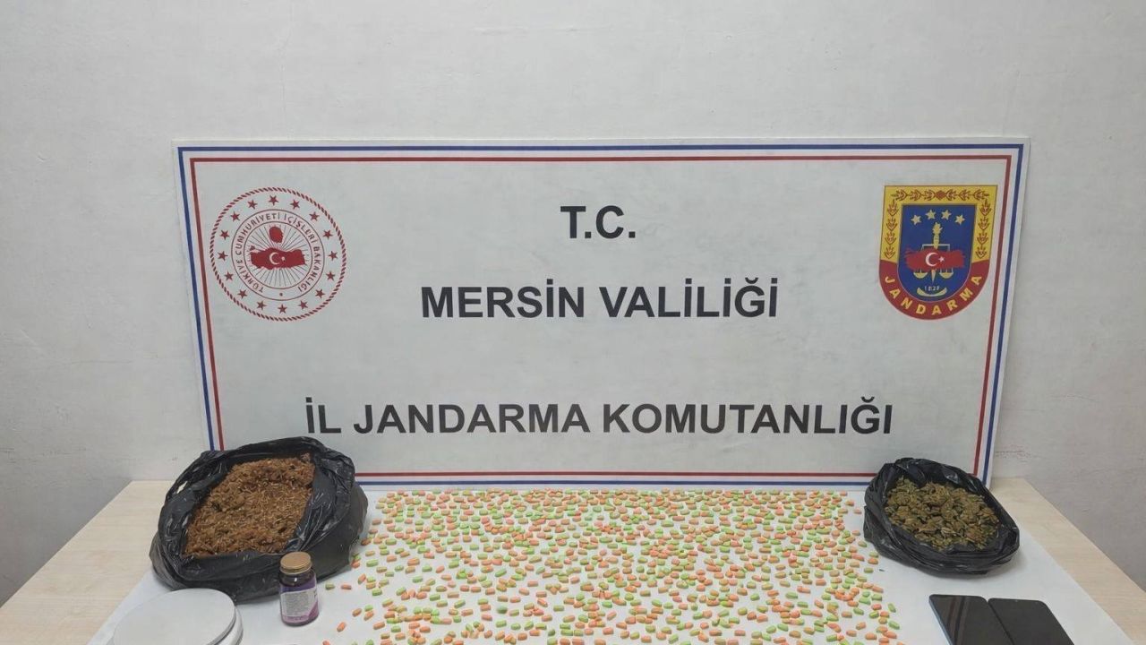 Mersin’de uyuşturucu taciri 2 şüpheli yakalandı