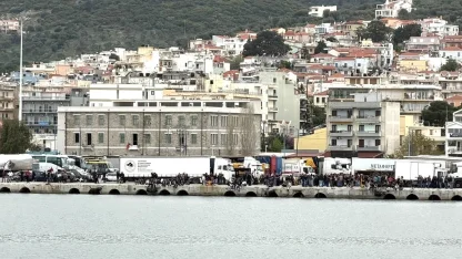 Midilli gümrüğü çarşamba gününe kadar kapalı