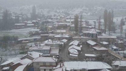 Mihalıcçık beyaza büründü