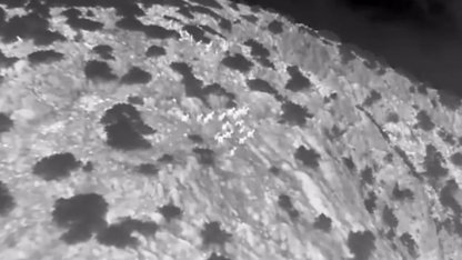 Muğla’da yaban keçileri termal kameralı drone ile görüntülendi