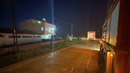 Muratlı’da baca yangını