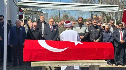 Muratlı’da gazi polis için son görev