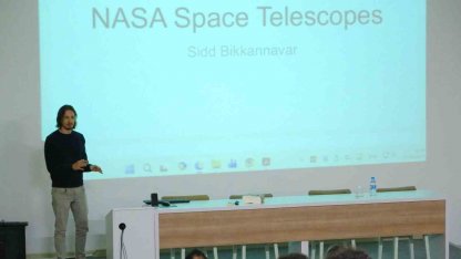 NASA Bilim İnsanı Sidd Bikkannavar öğrencileri ile buluştu
