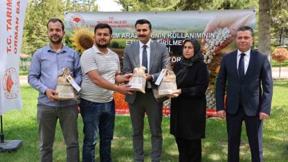 Nevşehir’de çiftçilere 22 ton tohumluk kuru fasulye dağıtıldı