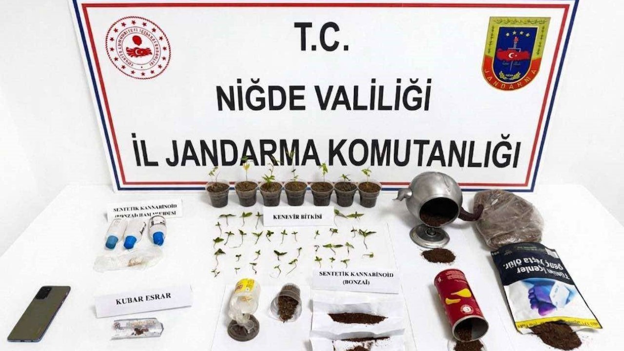 Niğde’de uyuşturucu operasyonu: 1 gözaltı