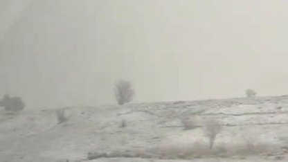 Nisan’da kar sürprizi, Kütahya-Altıntaş arası beyaza büründü