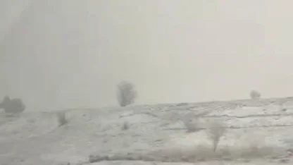 Nisan’da kar sürprizi, Kütahya-Altıntaş arası beyaza büründü