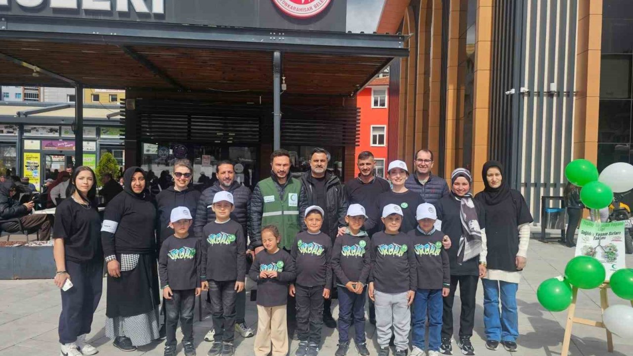 Öğrencilerden sağlık yaşam etkinliği