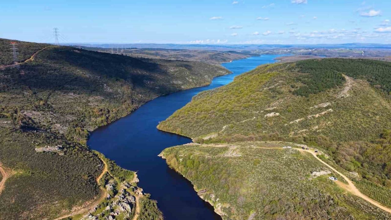 Ömerli Barajı doldu, İstanbul’da yeşil ve mavi buluştu