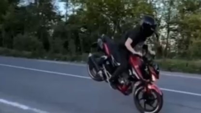 Ordu’da tehlikeli motosiklet kullanan sürücüye 72 bin lira ceza