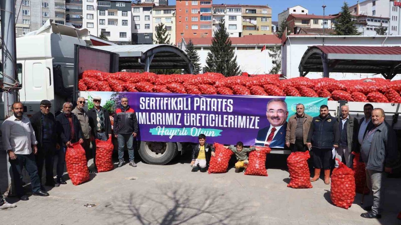 Ordu’da üreticilere 45 ton tohumluk patates dağıtıldı