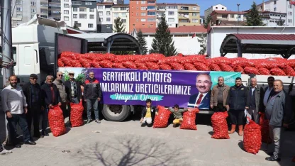Ordu’da üreticilere 45 ton tohumluk patates dağıtıldı