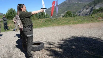 Orman işçileri zorlu etapları tamamladı