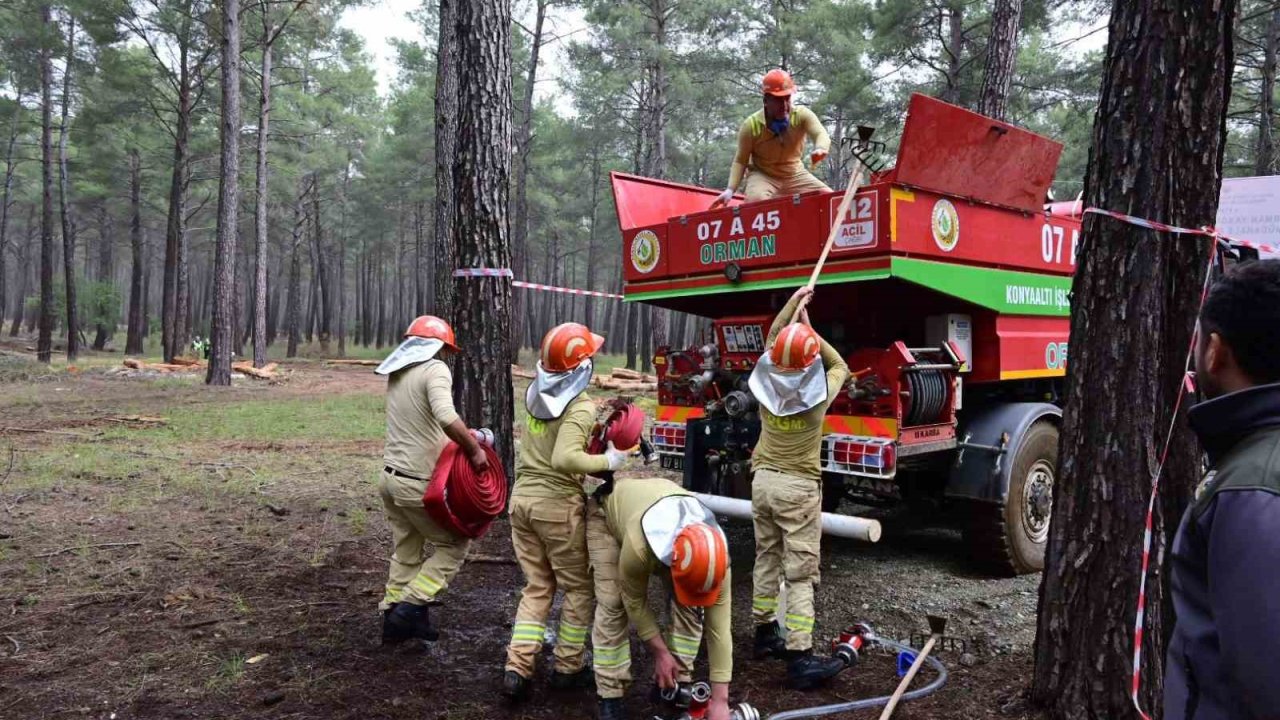 Ormancılar Antalya’da kıyasıya yarıştı