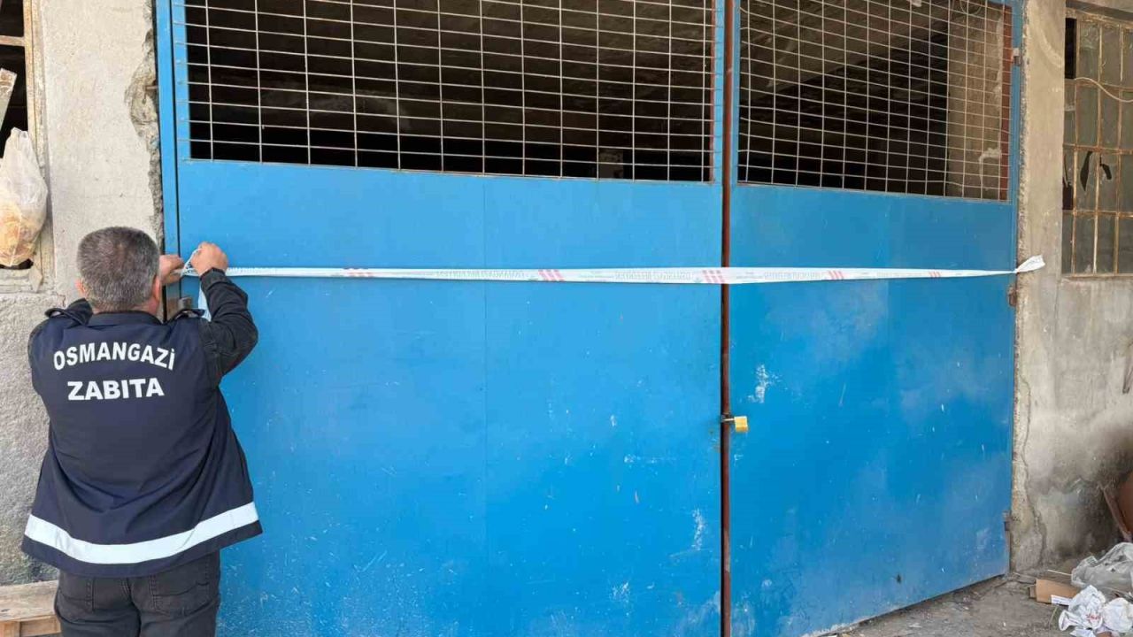 Osmangazi’de tehlikeli atık döken araca ağır ceza