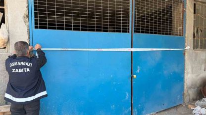 Osmangazi’de tehlikeli atık döken araca ağır ceza