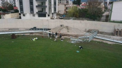 Osmaniye’de deprem sonrası yeniden inşa: 7 Ocak stadyumu %35 seviyesinde