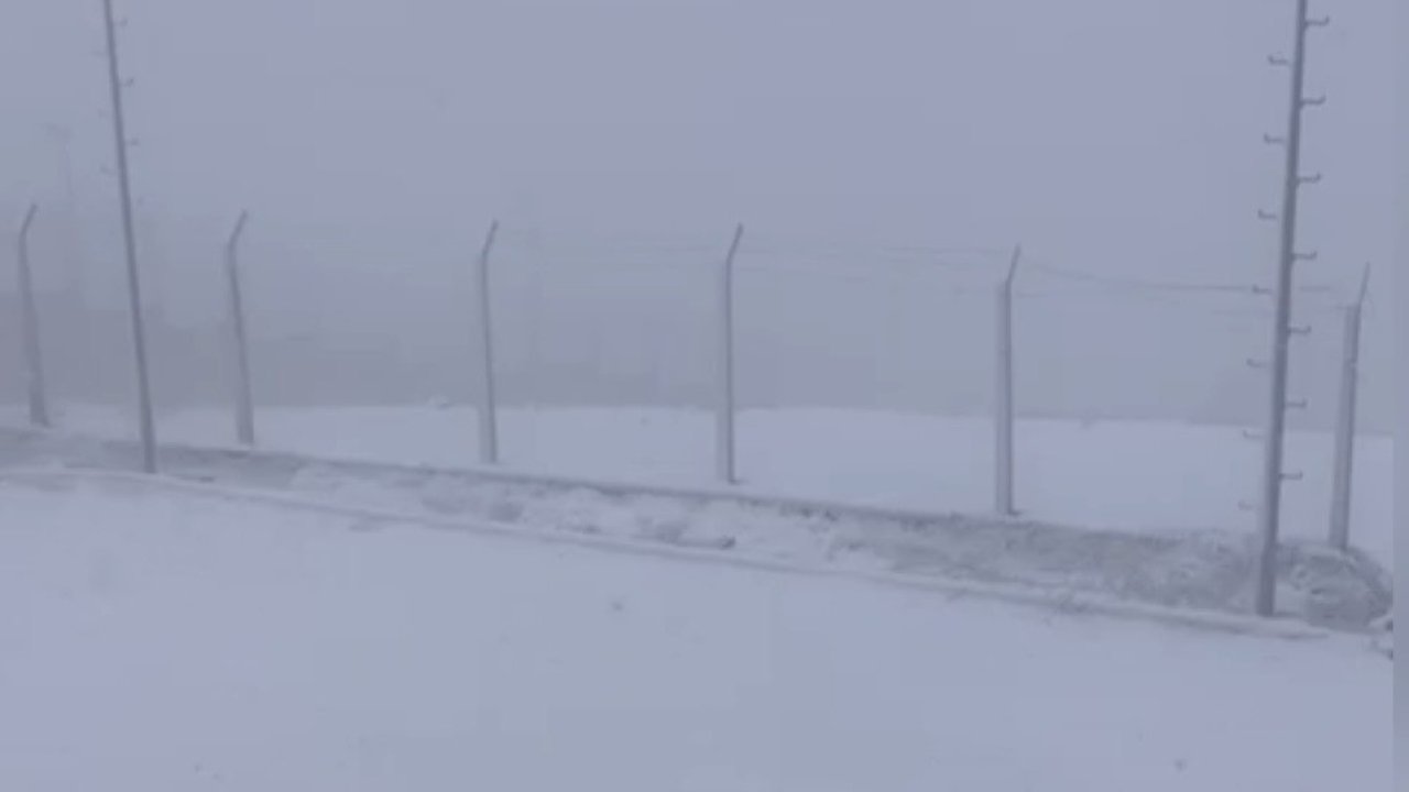 Osmaniye’de yüksek kesimlere kar yağdı