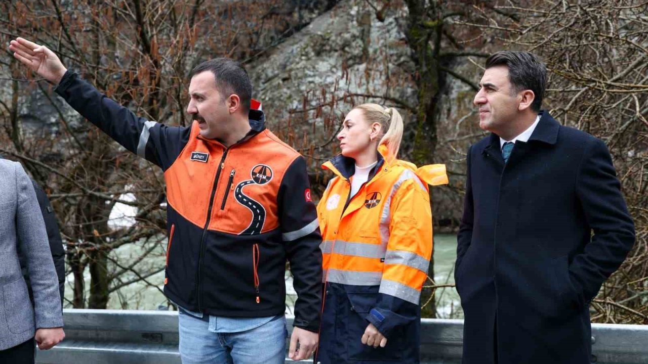 Ovacık yolunda tehlikeli virajlar genişletiliyor