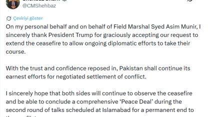 Pakistan Başbakanı Şerif’ten ABD Başkanı Trump’a ateşkes teşekkürü