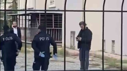 Polisten kaçan şahıs, tabancasını okul bahçesine attı