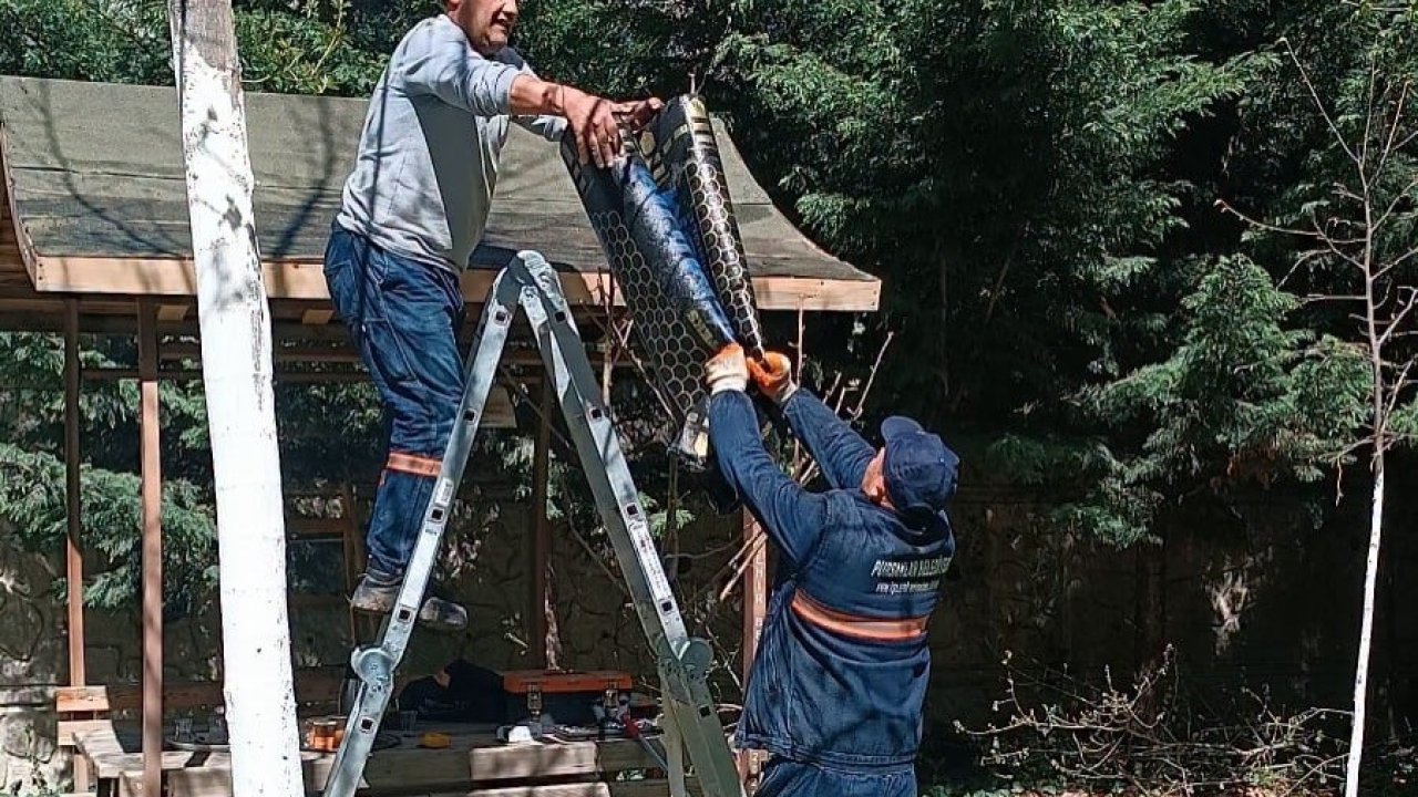 Pursaklar Belediyesi’nden parklarda bakım seferberliği