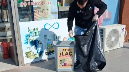 Pursaklar çöpe değil geleceğe sahip çıkıyor