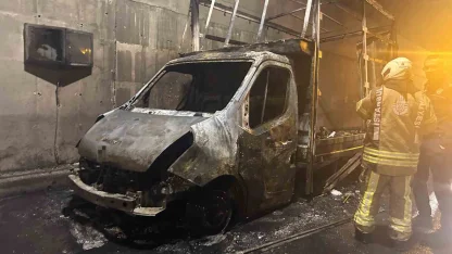 Sabiha Gökçen Havalimanı’nın 2. pistinin altındaki tünelde araç yangını paniğe neden oldu