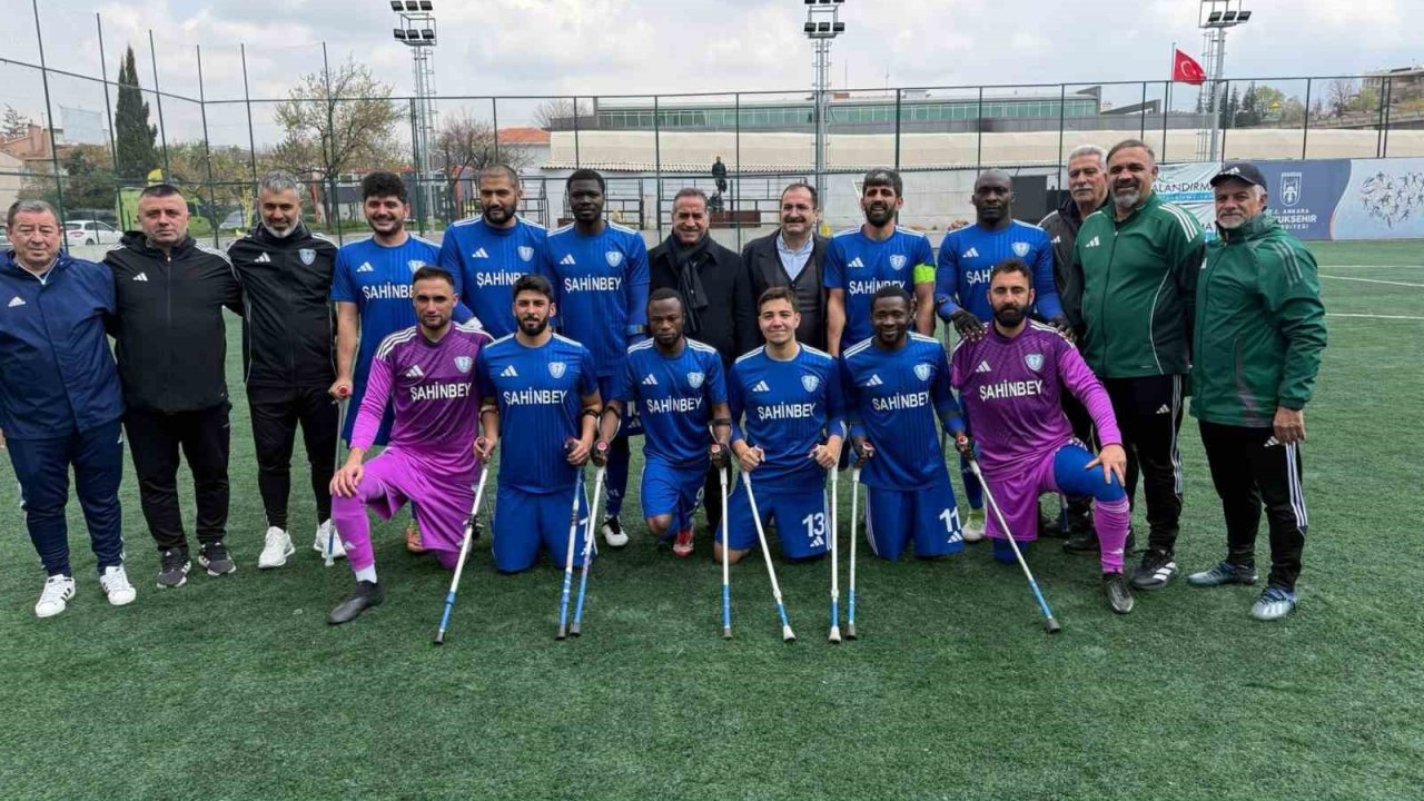 Şahinbey Ampute’den net skor 1-0