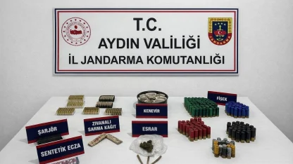 Saklanan uyuşturucuları narkotik köpeği buldu
