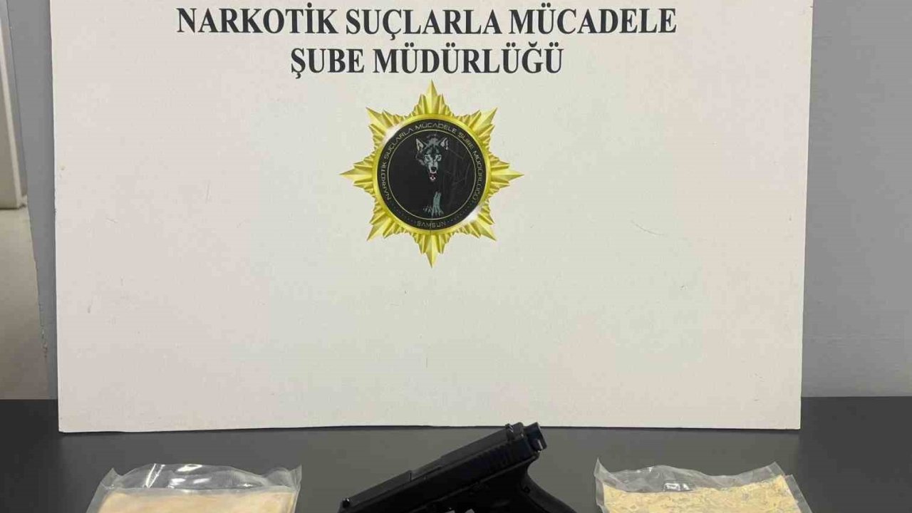 Samsun’da 1 kilo bonzai hammaddesi ele geçirildi