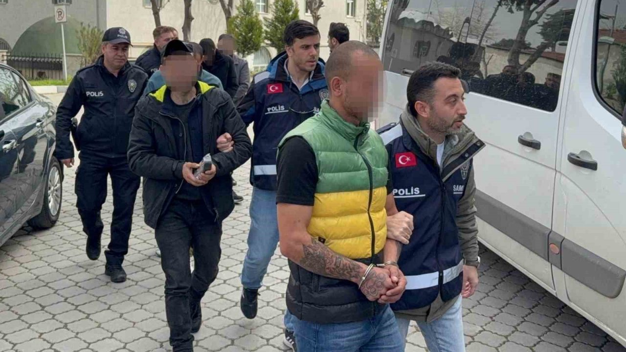 Samsun’da 3 ayrı narkotik operasyonunda 5 şüpheli yakalandı