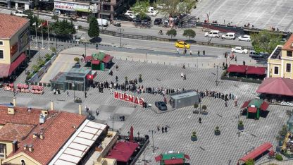 Samsun’da şampiyonluk maçı heyecanı: Biletler için kuyruk oluştu