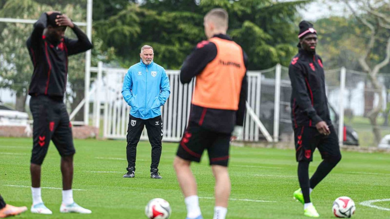 Samsunspor son antrenmanını yaptı, gözler Beşiktaş maçında