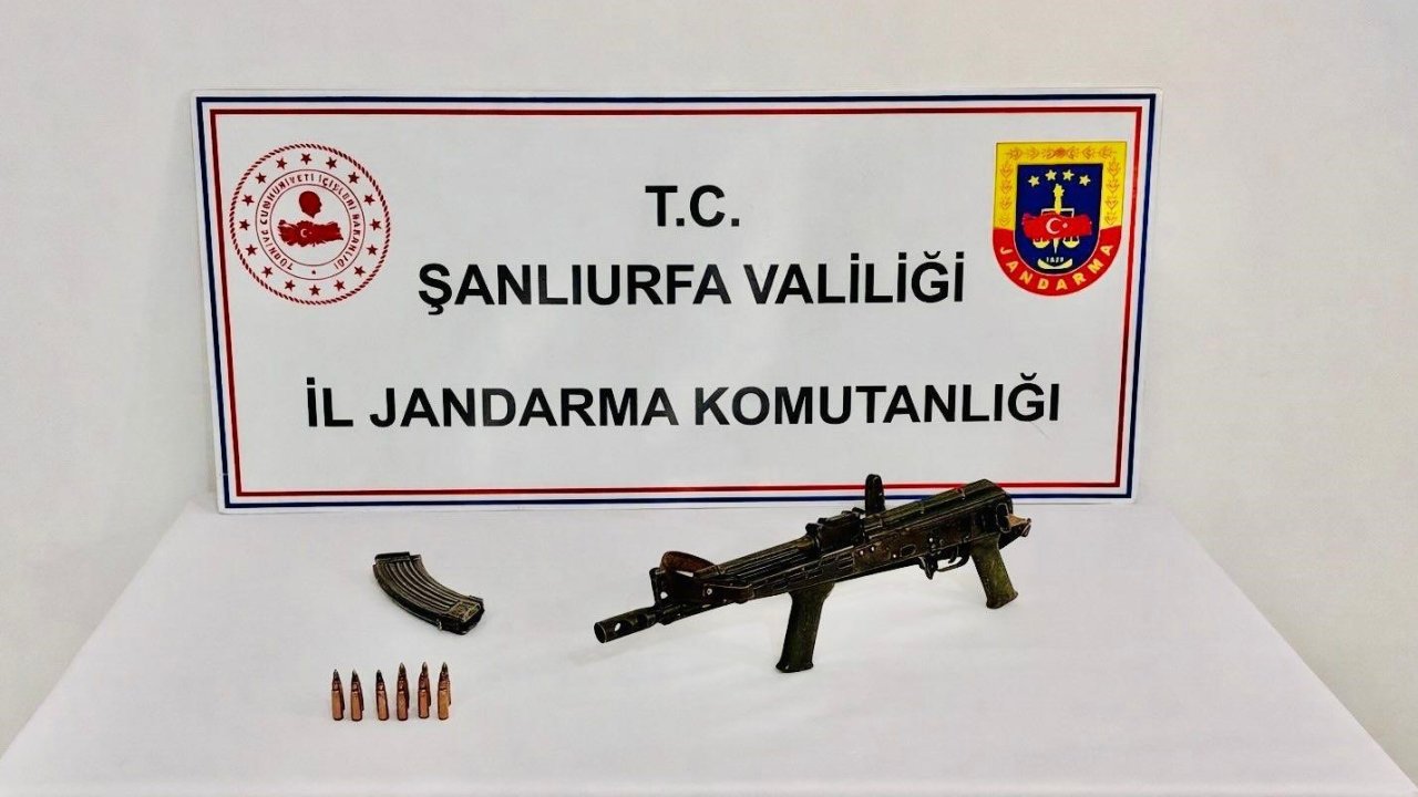 Şanlıurfa’da silah kaçakçılığı operasyonunda 1 gözaltı