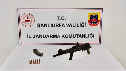 Şanlıurfa’da silah kaçakçılığı operasyonunda 1 gözaltı