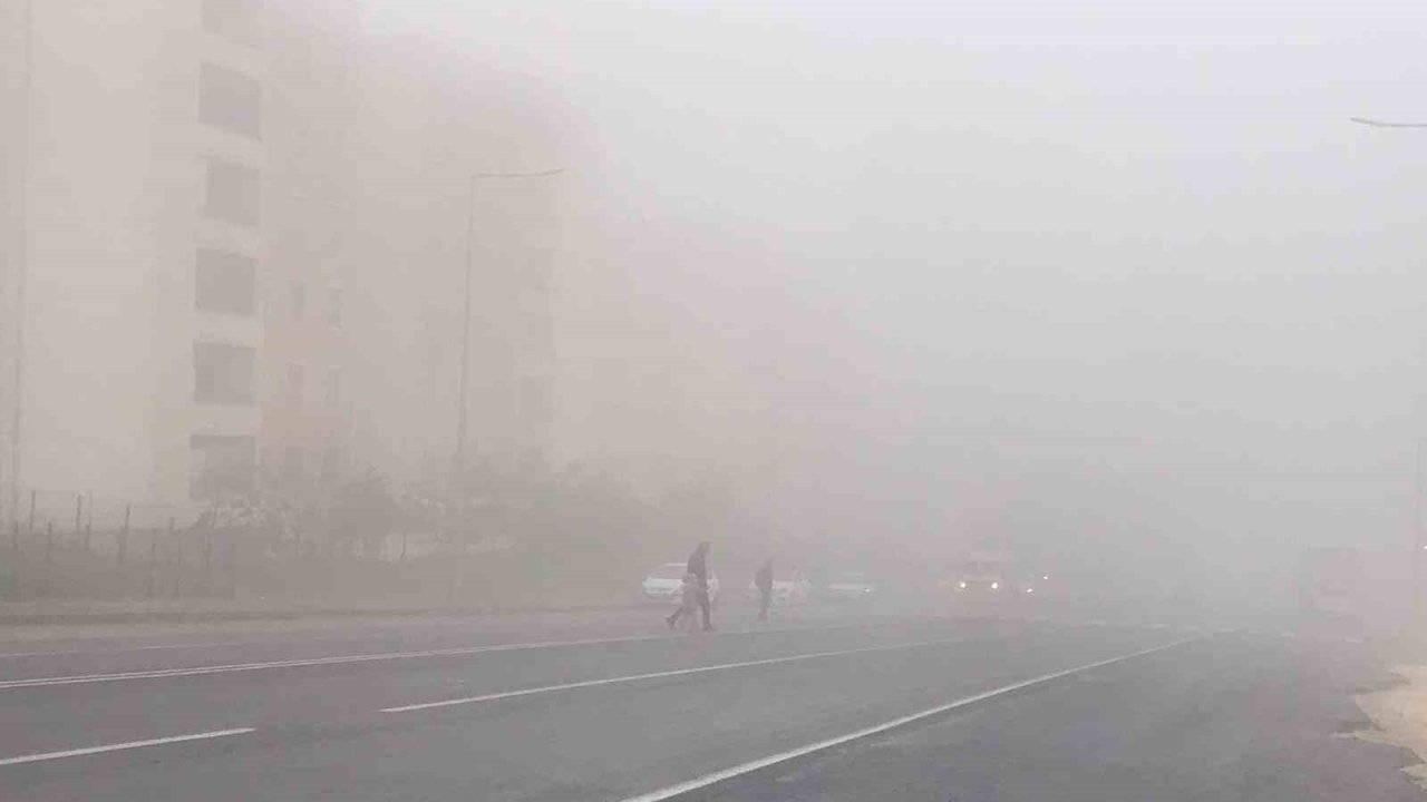Şanlıurfa’da sis nedeniyle görüş mesafesi düştü