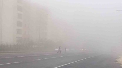 Şanlıurfa’da sis nedeniyle görüş mesafesi düştü