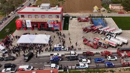 Şarköy’de modern itfaiye istasyonu hizmete açıldı