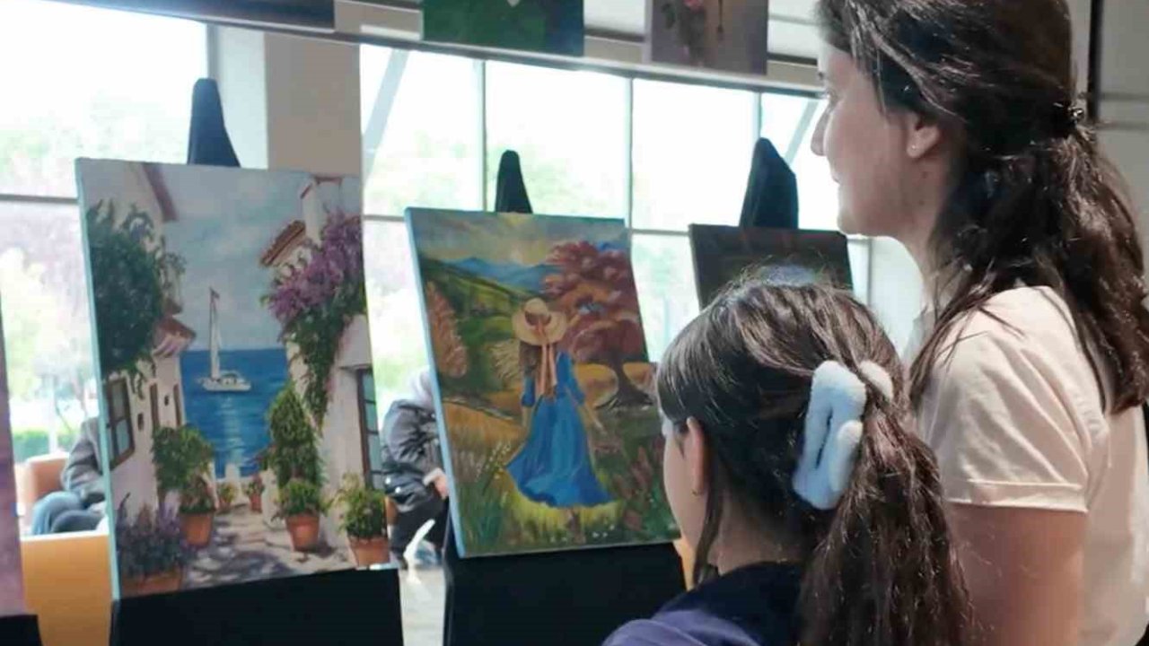 Şehitkamilli hanımların eserleri görücüye çıktı