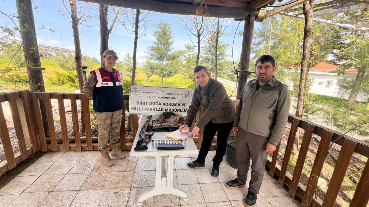 Siirt’te kaçak avcılığa geçit yok: 51 bin lira ceza