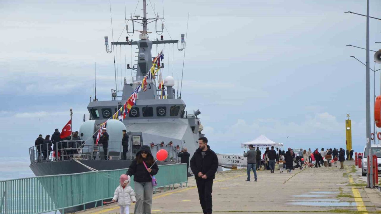 Sinop’ta 23 Nisan coşkusu: TCG Kilimli ve TCSG-DOST ziyarete açıldı