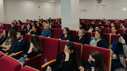 Sinop’ta hastane personeli afetlere karşı bilinçleniyor